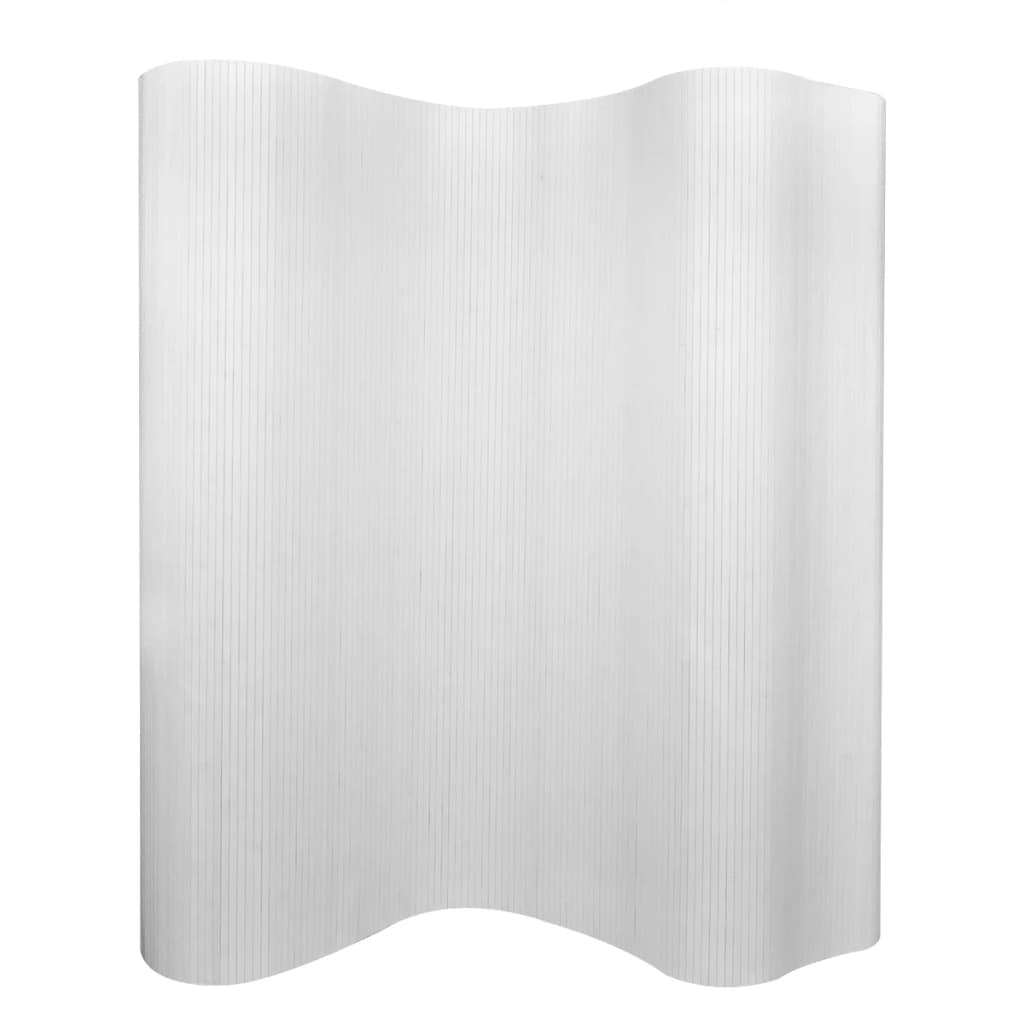 Paravent intérieur Bambou Blanc 250 x 165 cm