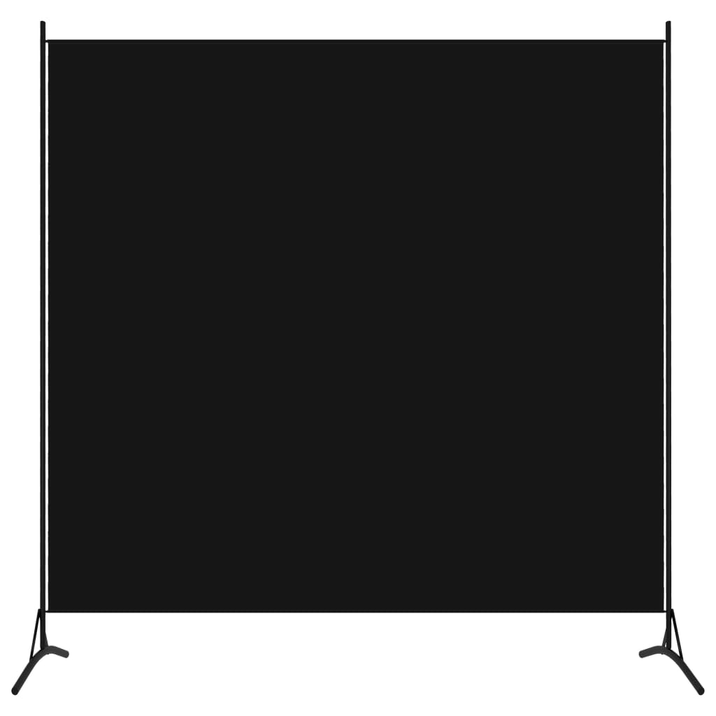 Paravent intérieur 1 panneau Noir 175×180 cm