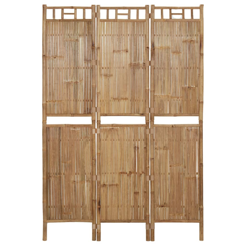 Paravent intérieur 3 panneaux Bambou 120×180 cm