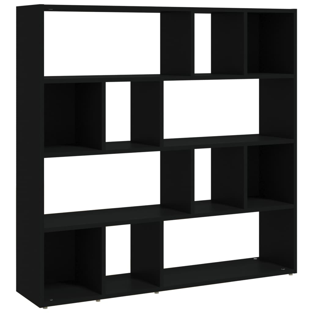 Bibliothèque/Cloison de séparation Noir 105x24x102 cm