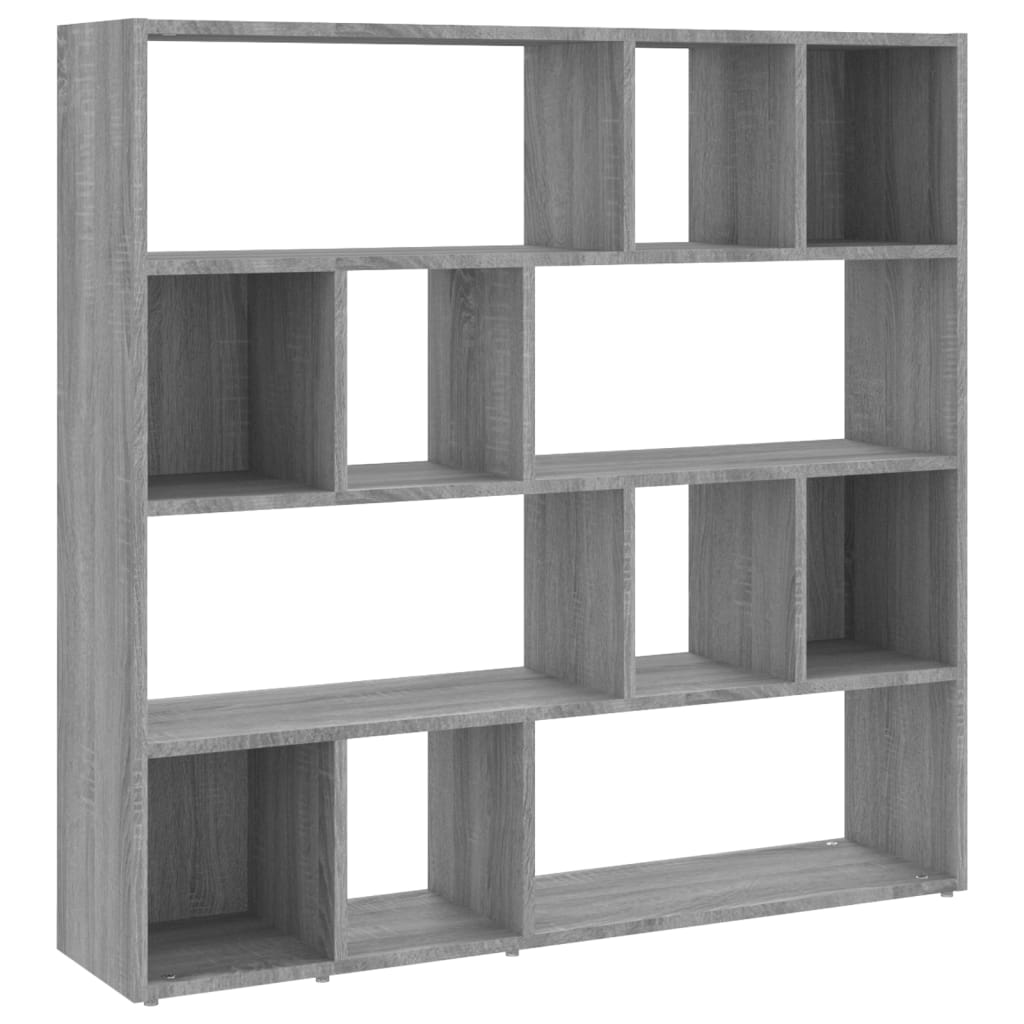 Bibliothèque/Séparateur de pièce Sonoma gris 105x24x102 cm