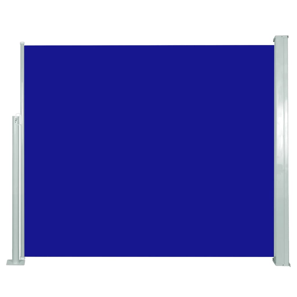 Paravent extérieur rétractable 120 x 300 cm Bleu