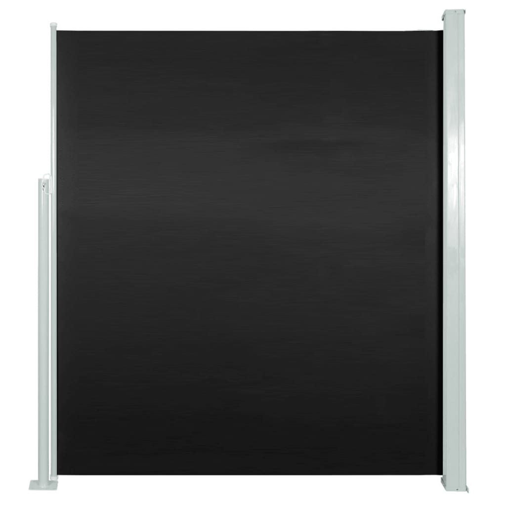 Paravent extérieur rétractable 160 x 500 cm Noir