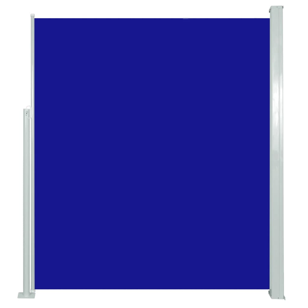 Paravent extérieur rétractable 160 x 500 cm Bleu