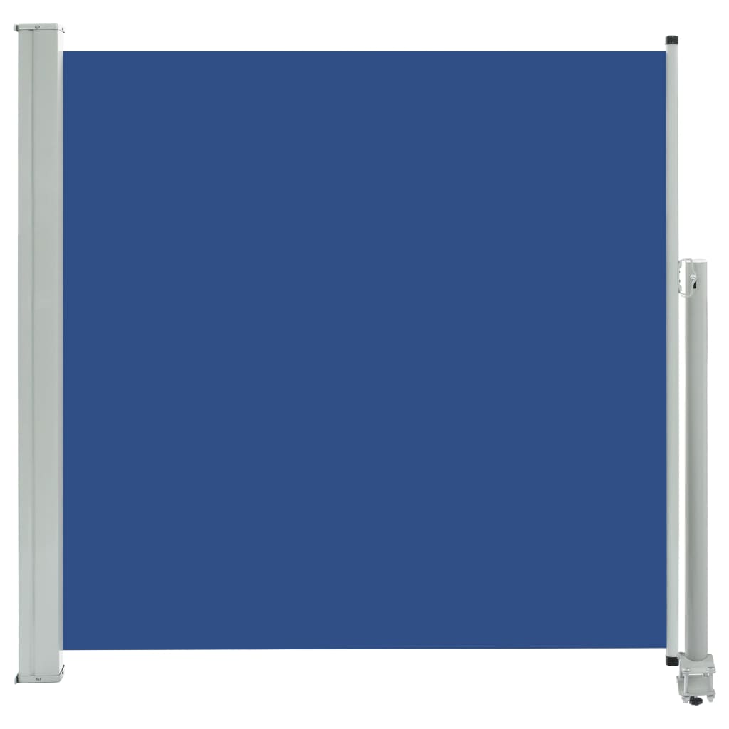 Paravent extérieur rétractable de patio 160×300 cm Bleu