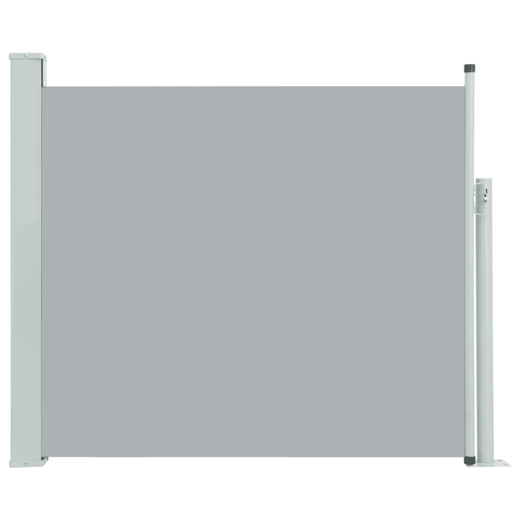 Paravent extérieur rétractable de patio 100×300 cm Gris