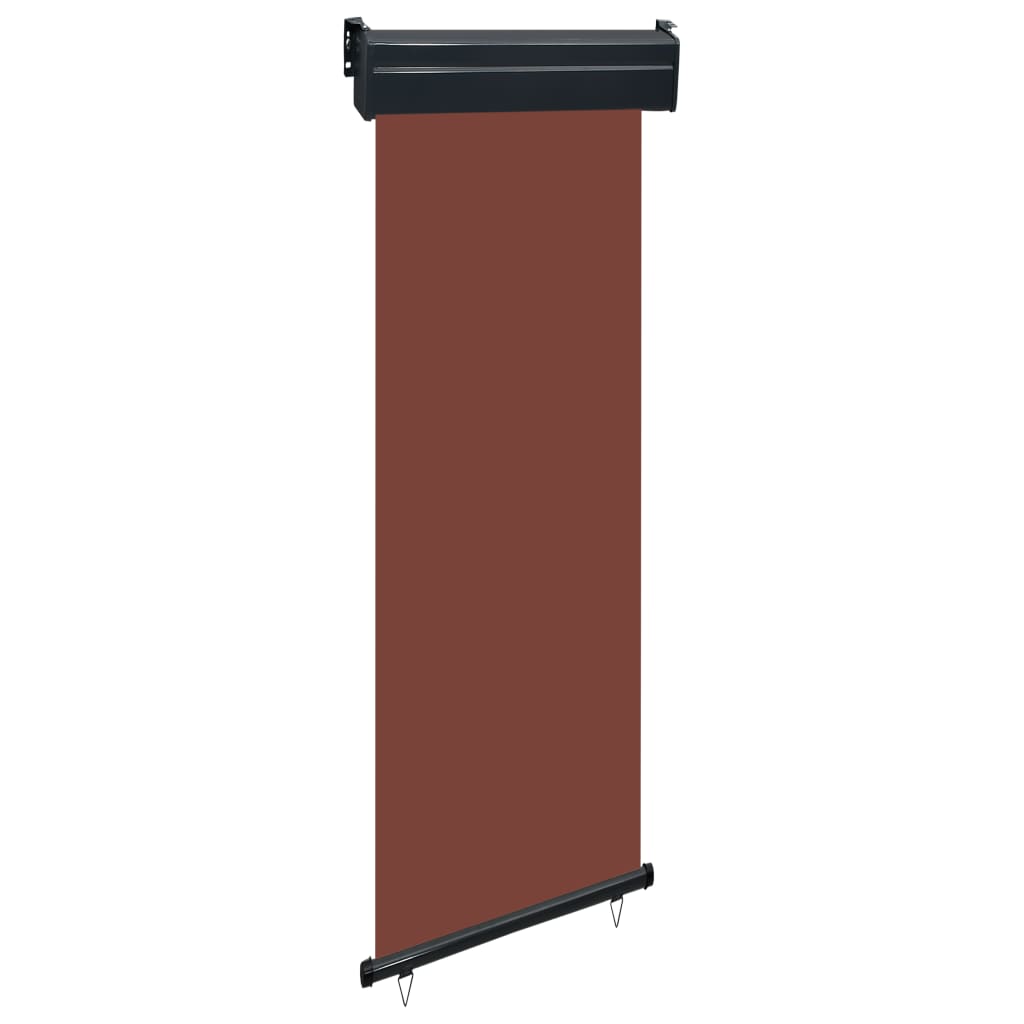 Paravent extérieur de balcon 65×250 cm Marron