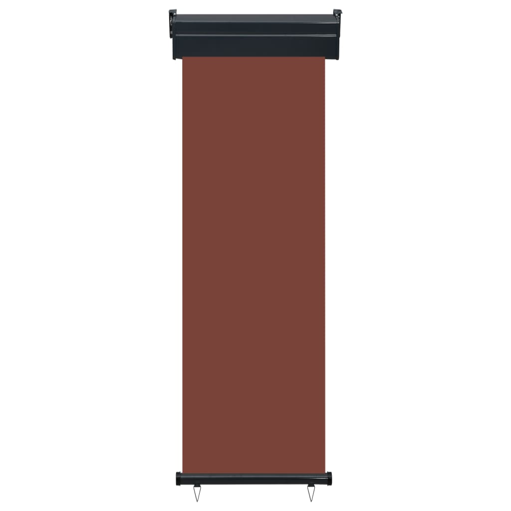 Paravent extérieur de balcon 65×250 cm Marron