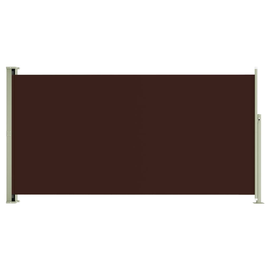 Paravent extérieur rétractable de patio 160×300 cm Marron