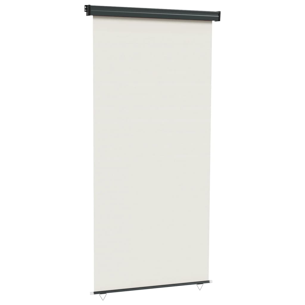 Paravent extérieur de balcon 122×250 cm Crème