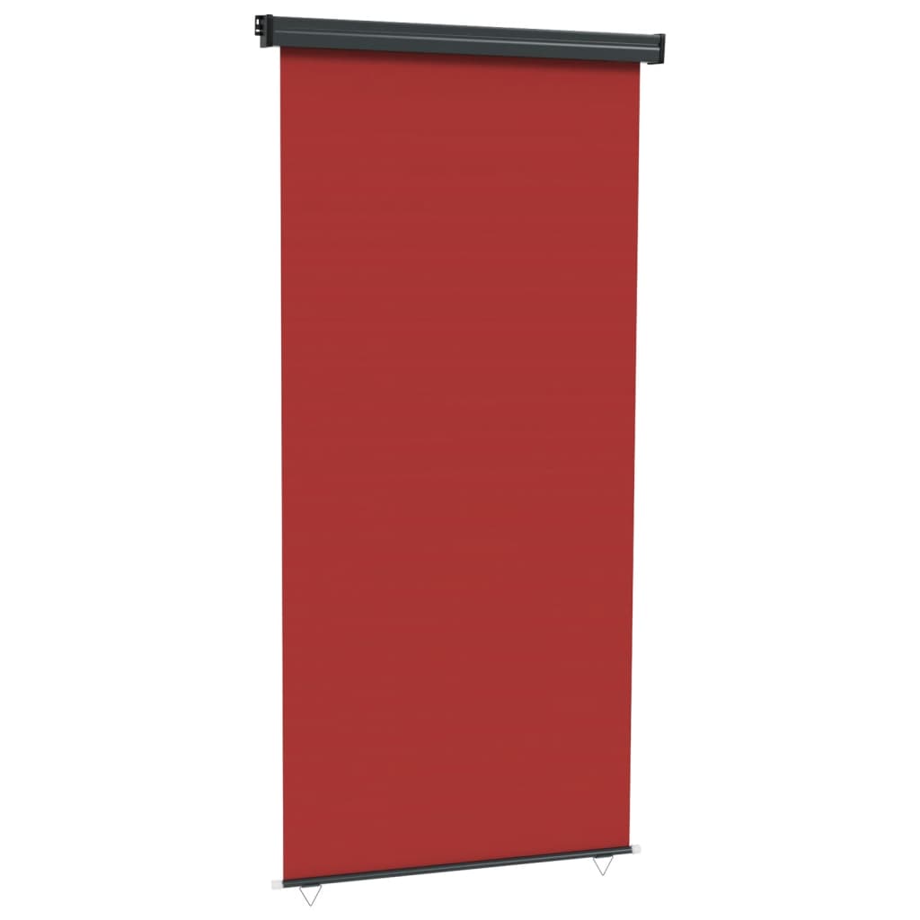 Paravent extérieur de balcon 122×250 cm Rouge