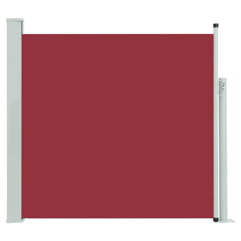 Paravent extérieur rétractable de patio 170×300 cm Rouge