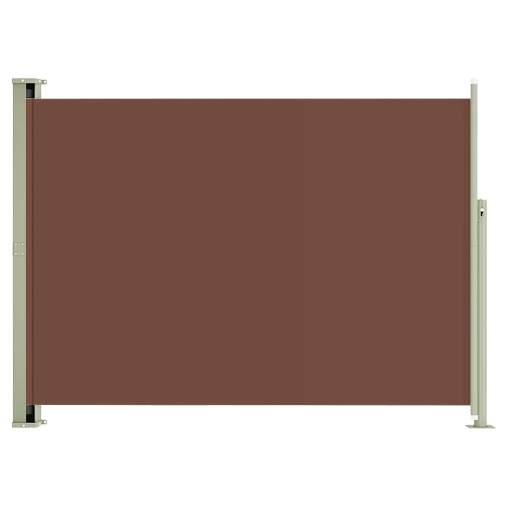 Paravent extérieur rétractable de patio 220×300 cm Marron