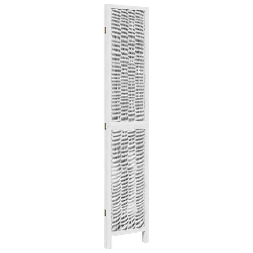 Paravent Japonais 3 Panneaux En Bois Blanc – 132 X 175 Cm – Design épuré, Pliable, Pour Séparer Vos Espaces