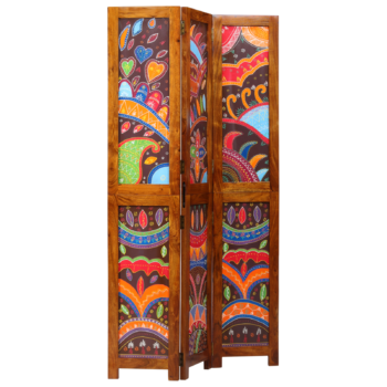 Meubles Paravent 3 panneaux marron 35×1.5×160 cm en bois massif acacia Meubles Paravent 3 panneaux marron 35×1.5×160 cm en bois massif acacia